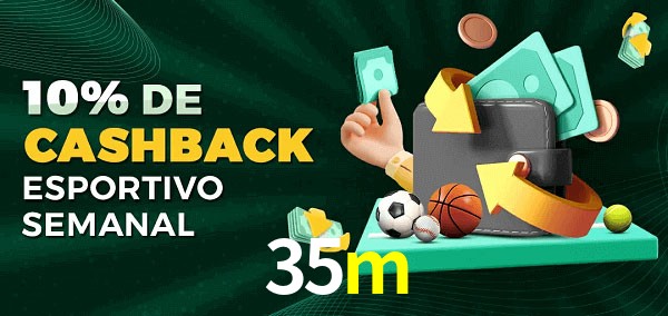 10% de bônus de cashback na 35m